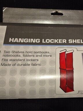 LockerMate Hanging Fabric Locker Shelf Organizer - NWT Blue OR Black